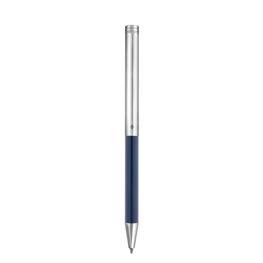 S.T. Dupont Classique Ballpoint Pen Blue/Palladium