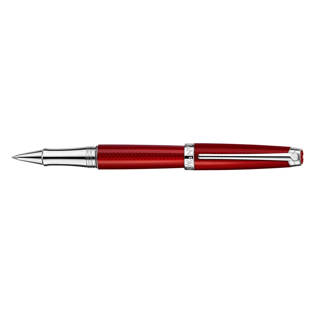 Caran d'Ache Léman Rouge C Rollerball, red silv./rhod.