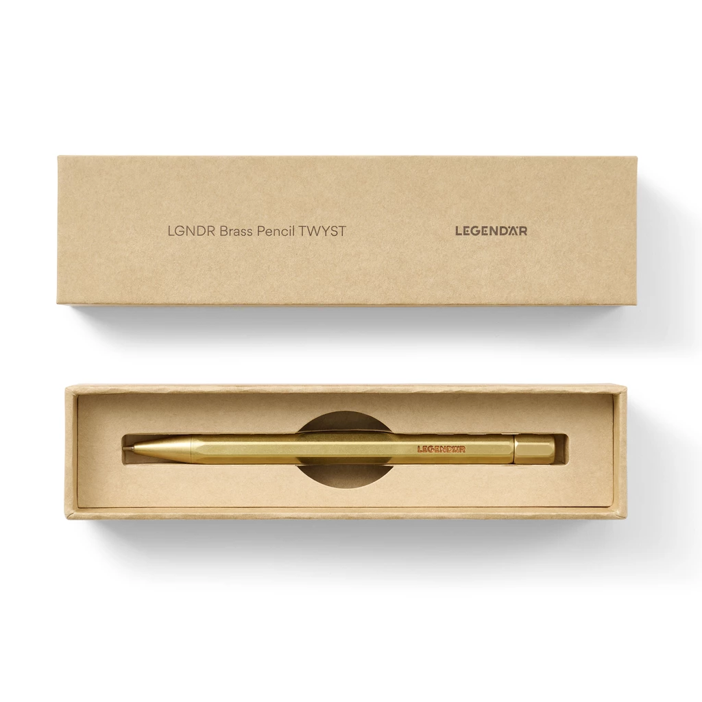 LEGENDÄR TWYST Mechanical Pencil, brass