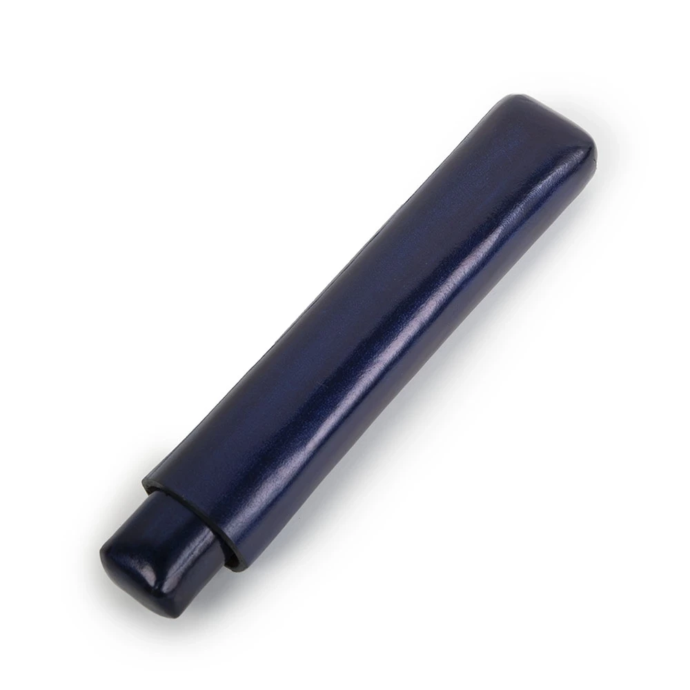 Pen Case for 1 Pen, leather, dark blue