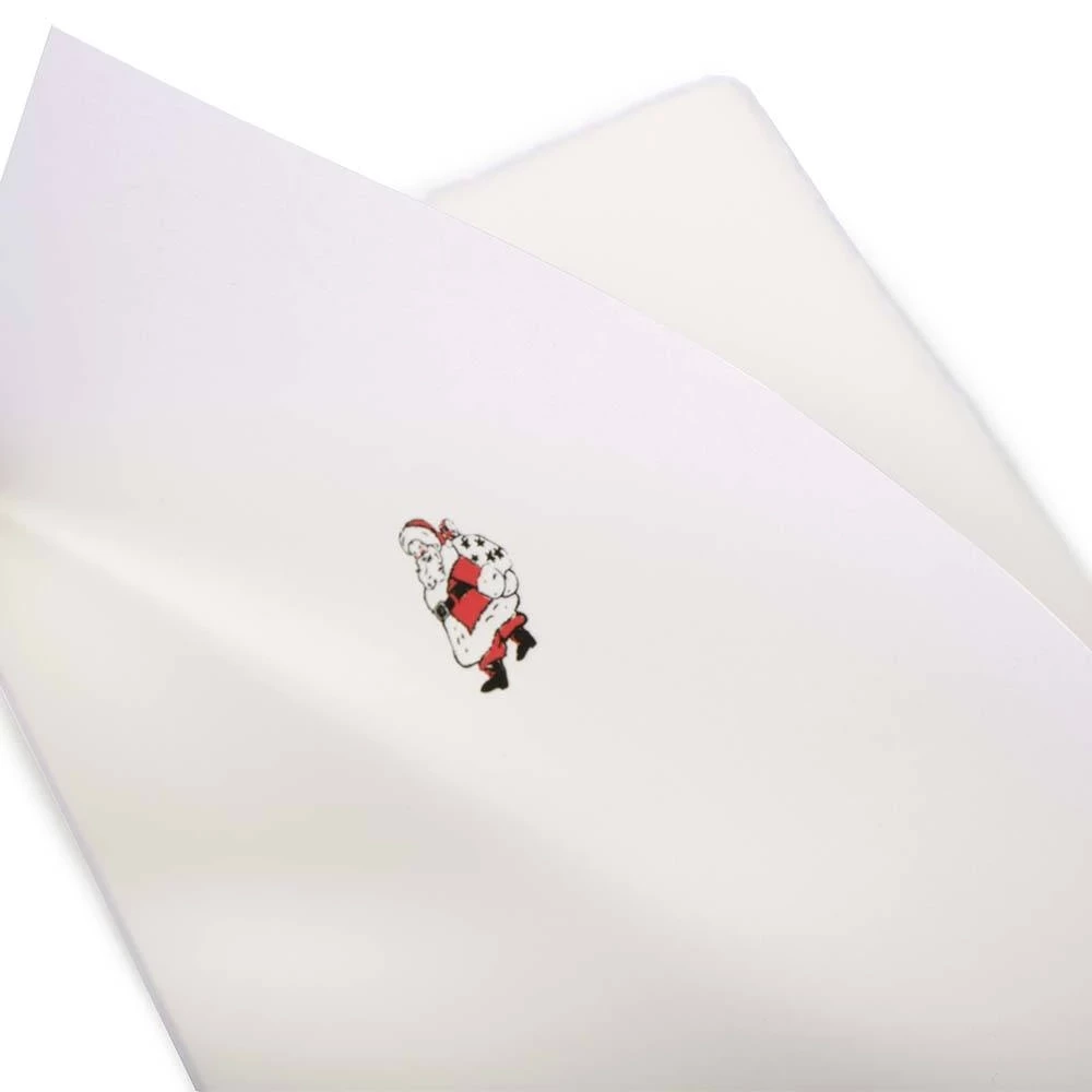 Christmas card Little Santa laid paper