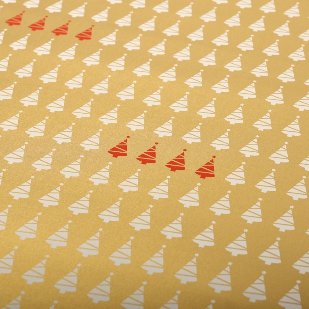 Wrapping paper fir forest 50 x 70 cm, 3 sheets