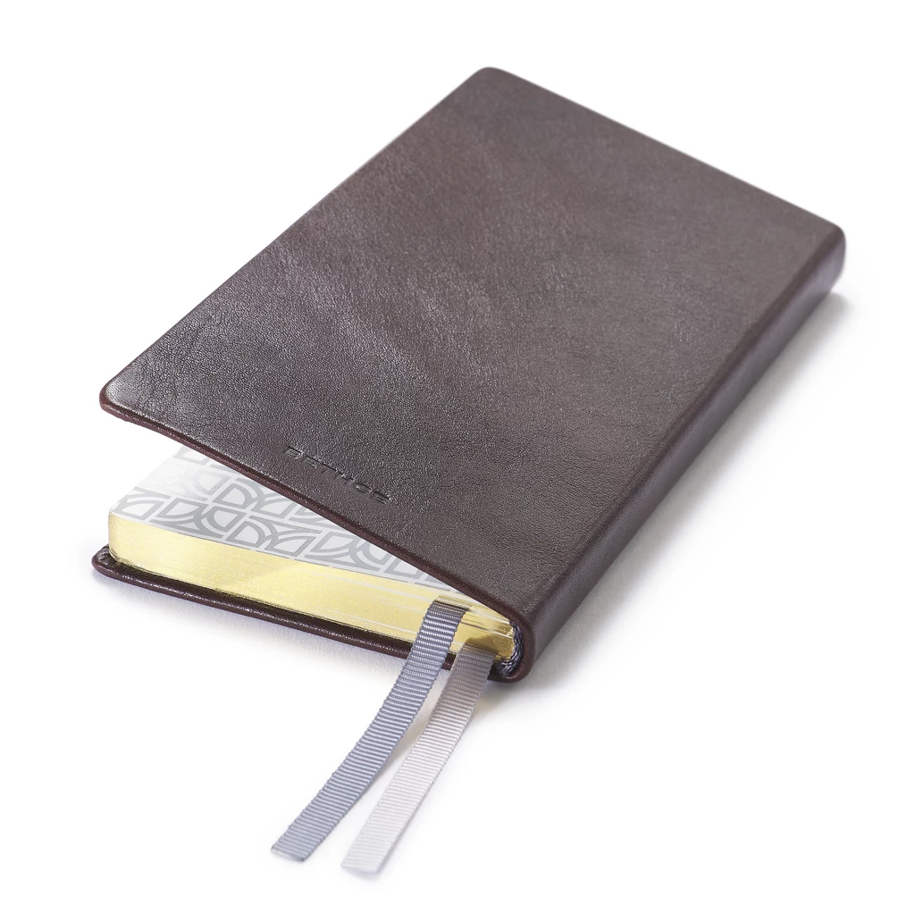Pocket Datebook 2027 Verona Brown Cowhide