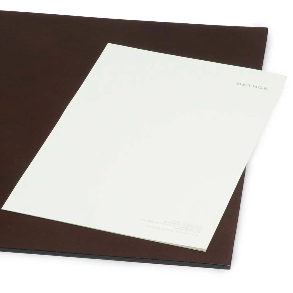 Desk Pad, leather, 60 x 40 cm, dark brown