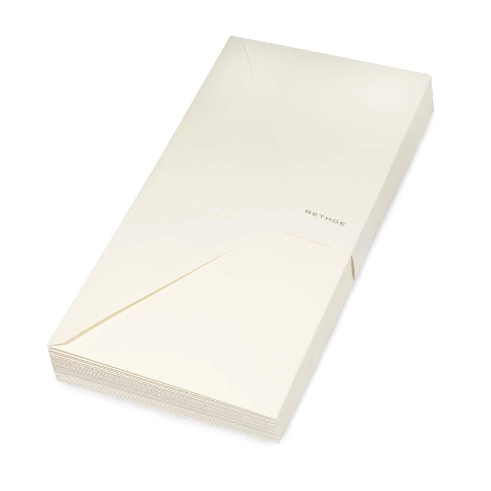 25 long DIN envelopes, Smooth Ivory
