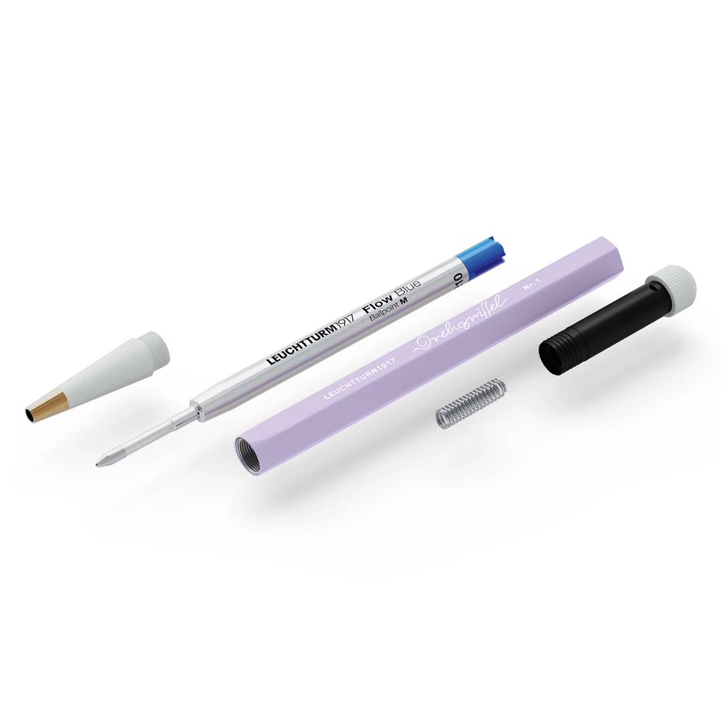Drehgriffel Nr. 1, Lilac - Ballpoint pen with royal blue ink