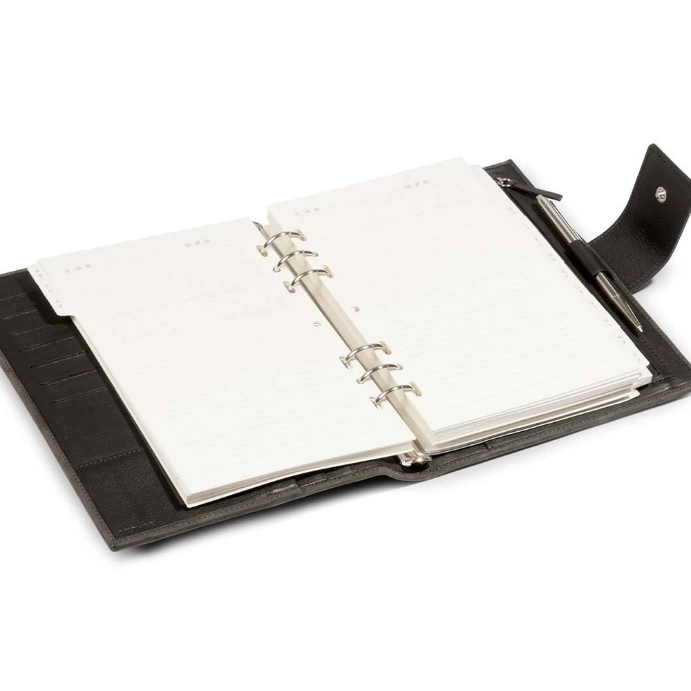 Daily Planner, leather wash, dark grey
