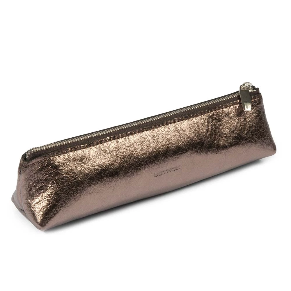 leder_federmappe_moosgruen_1 Pencil Case, leather Mos, bronze