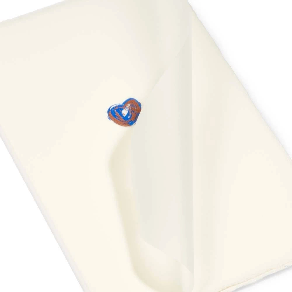 Greeting card petit coeur laid paper