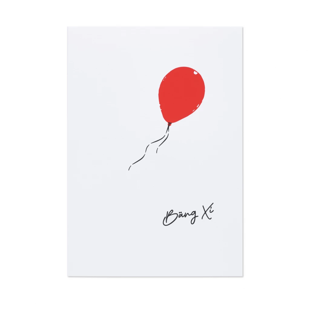 Greeting card “Hätte ich auch gekonnt.” A5 Bäng Xi