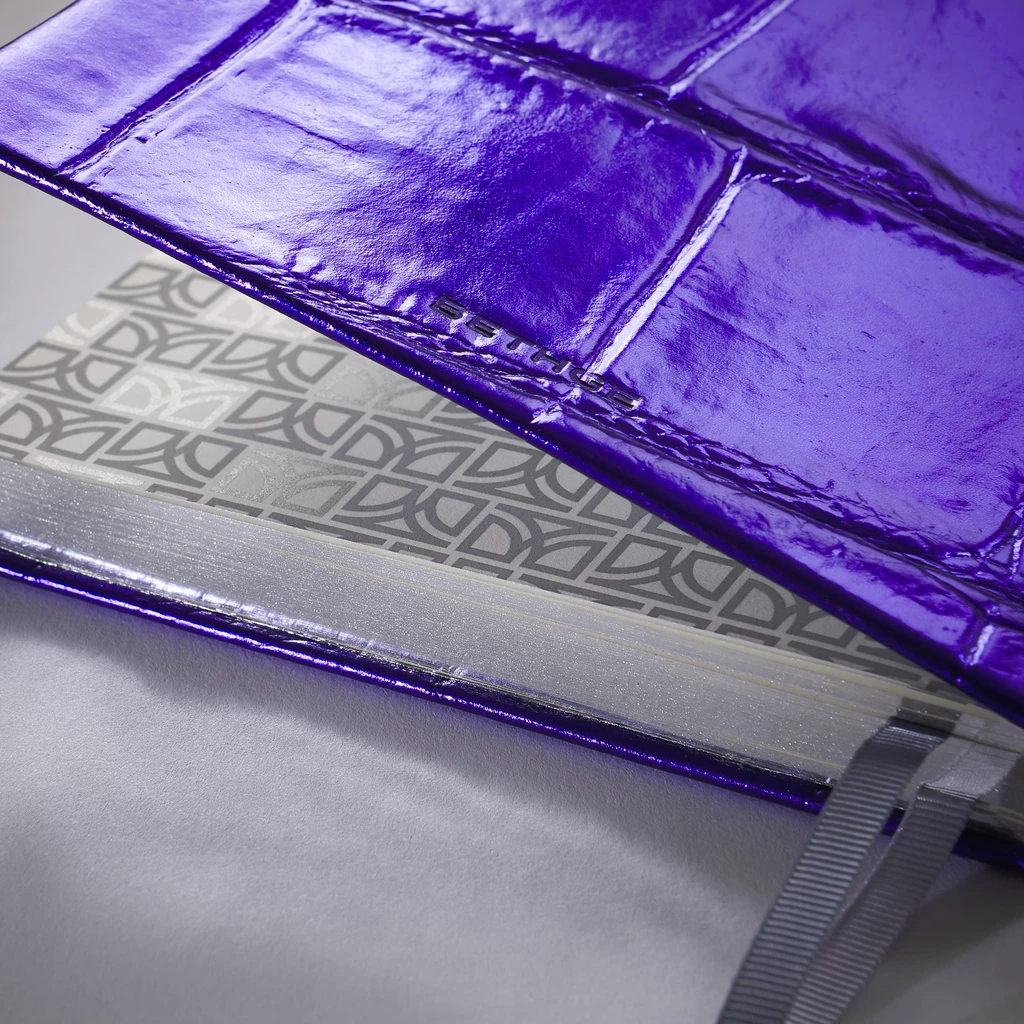 Weekly Planner Notes 2027 Violet Leather