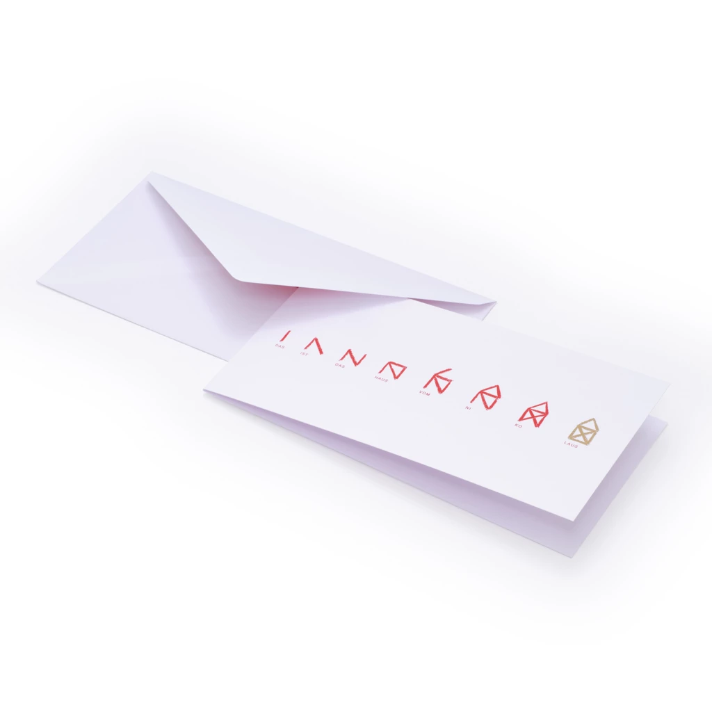 Christmas card St. Nicholas house