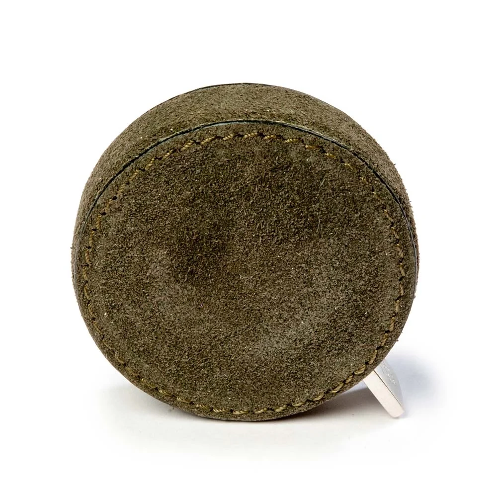 Tape measure, suede leather, length 150 cm