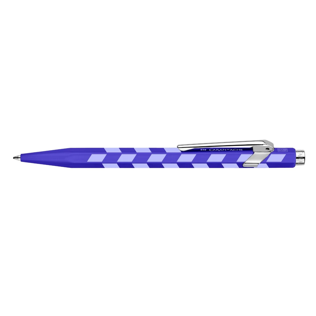 Ballpoint Pen - Blue - Caran d'Ache 849 Mosaic 