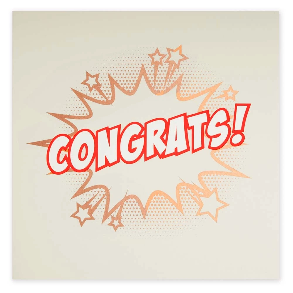 “Congrats!” Greeting Card