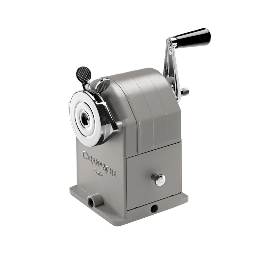 Caran d’Ache pencil sharpener 2000, metal