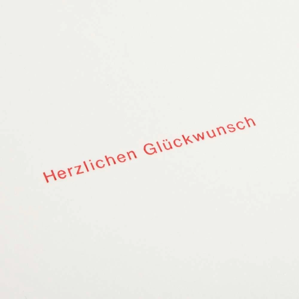 Greeting card Congratulations Helvetica