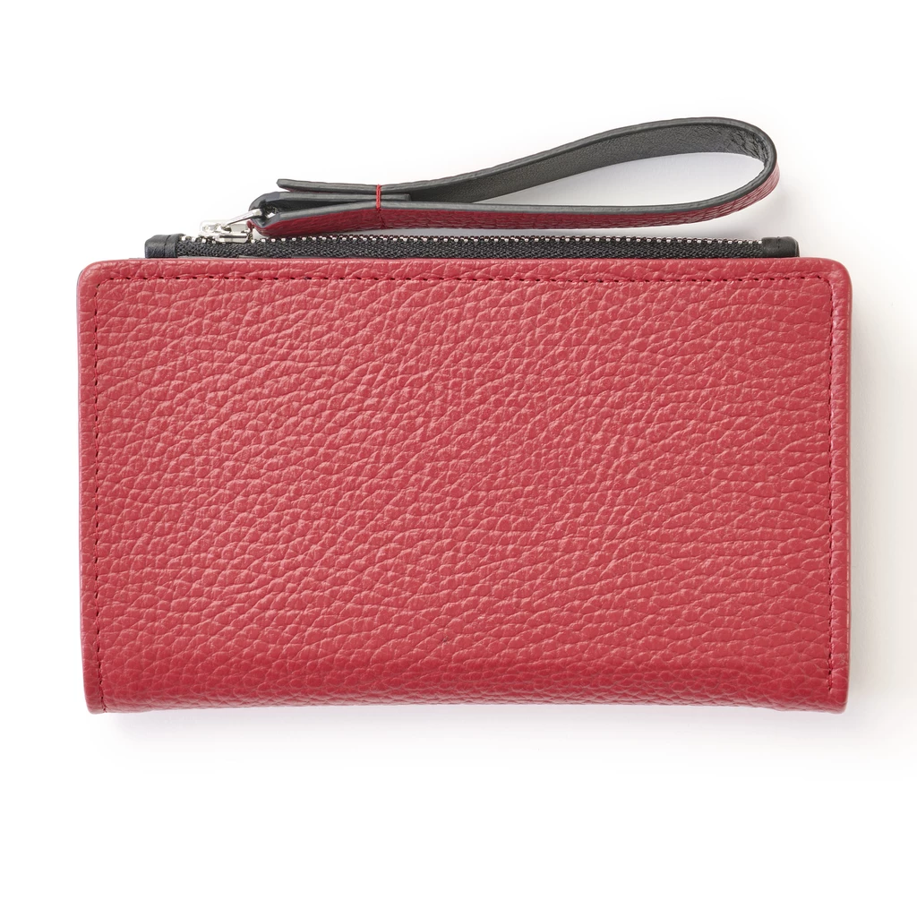 Bethge - Wallet Adri - Women - Leather - Zip - 10 Card Slots - black