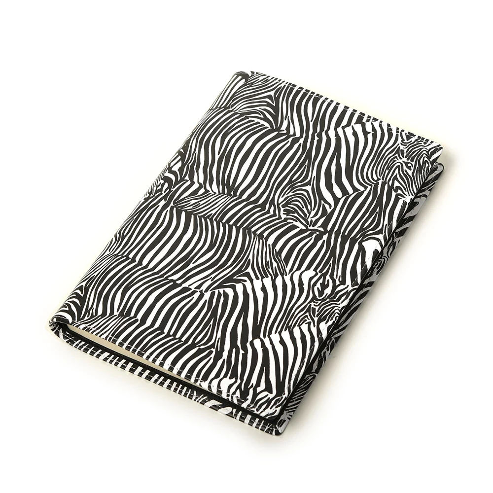 Book Cover A4, wildlife edition, leather, stingray/rose