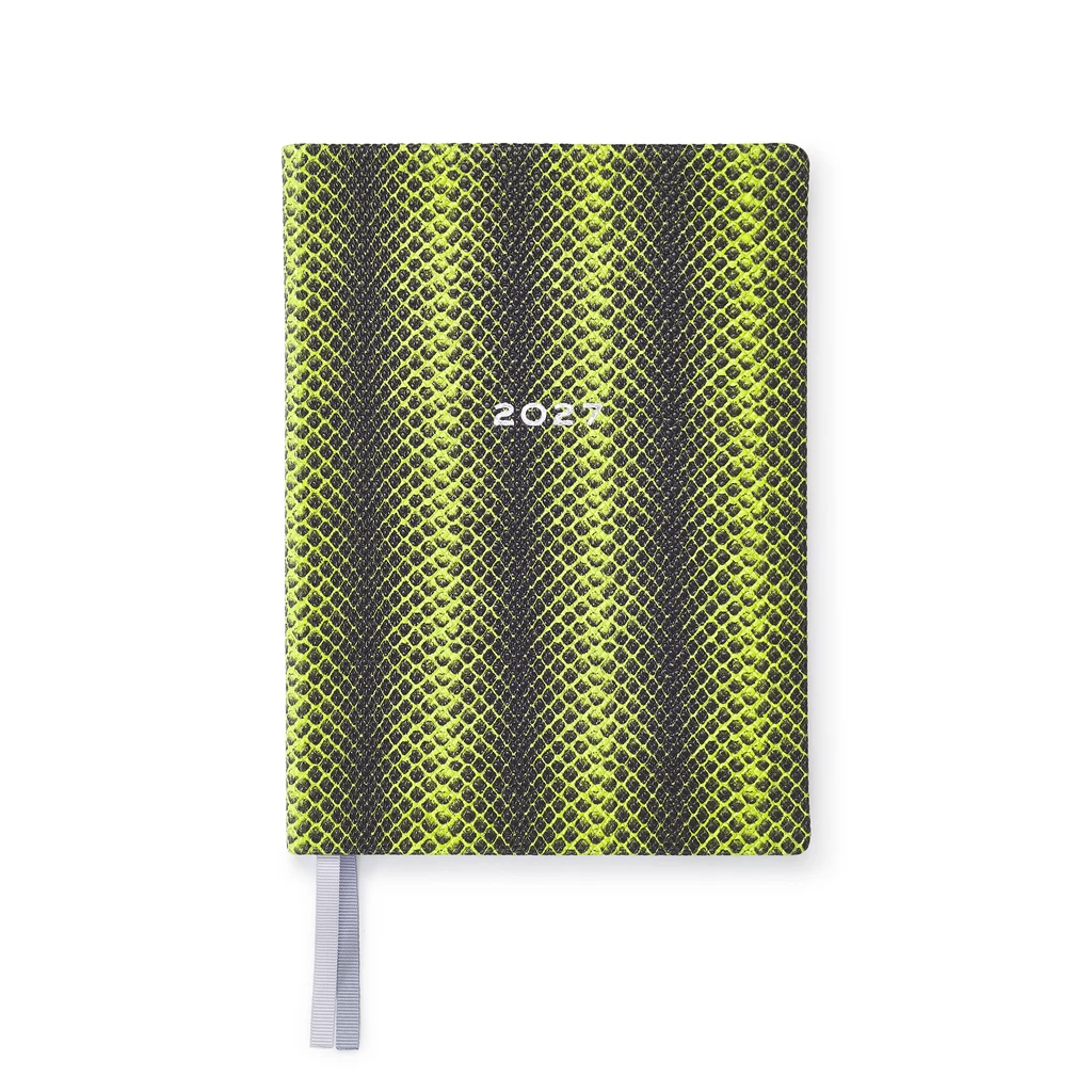 Weekly Planner Notes 2027 Green Viper