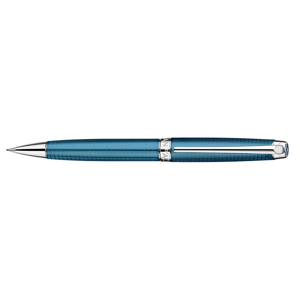 Caran d'Ache Léman Mechanical  Pencil, blue silv./rhod.