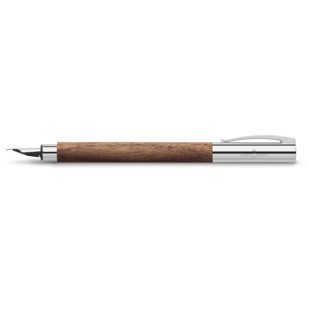 Faber-Castell Ambition Walnut Fountain Pen, M nib