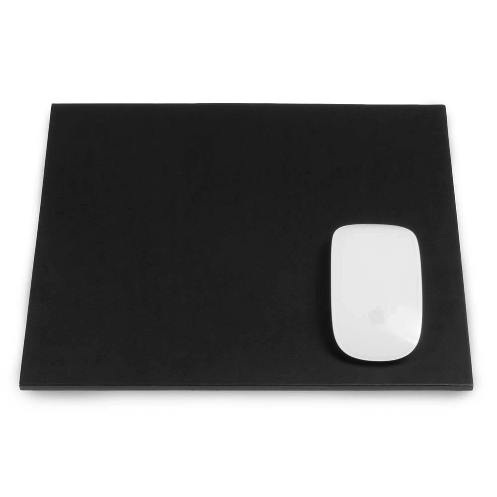 Mouse Mat, leather, 28 x 25 cm, black