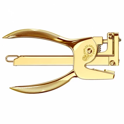El Casco Plier Stapler M85, gold-plated
