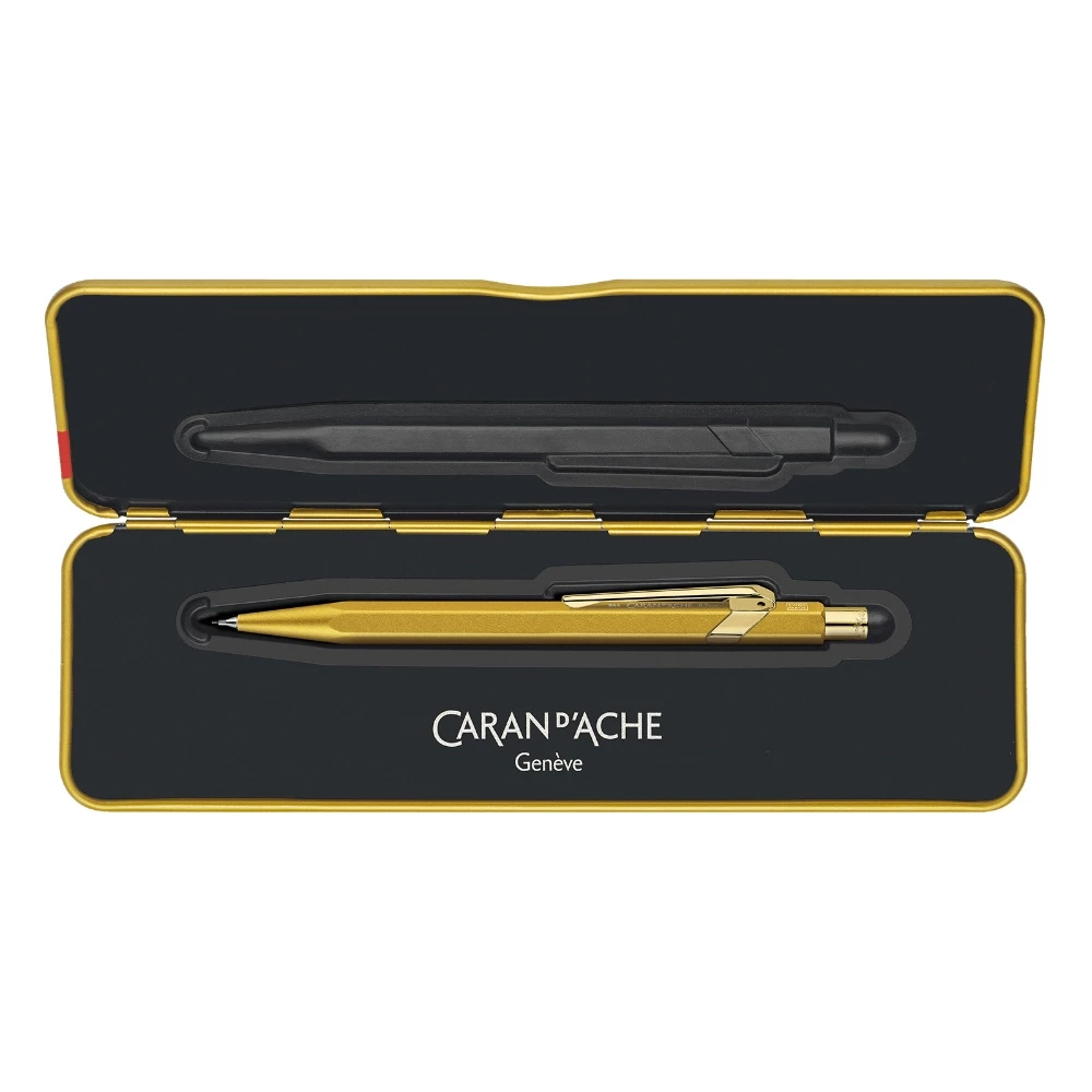 Caran d'Ache 844 LE Mechanical Pencil, gold bar