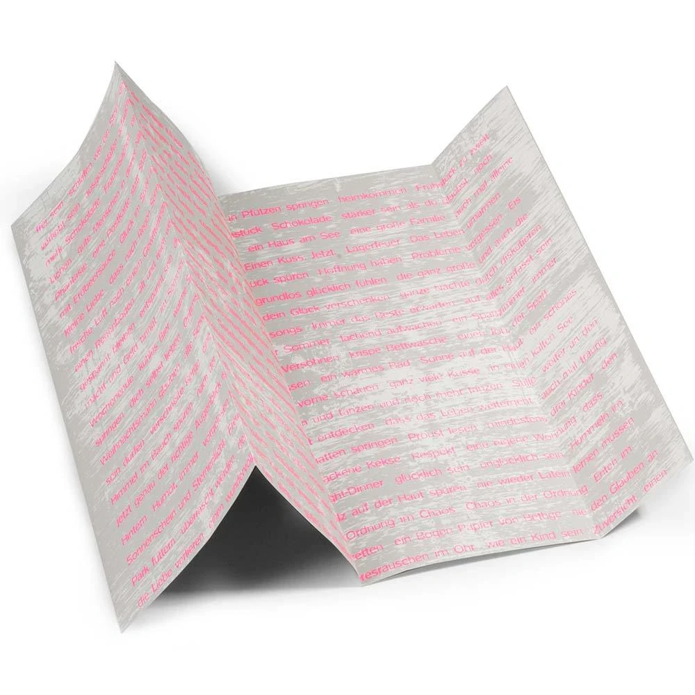 grusskarte_wishes_neonpink_3 Greeting card wishes neon pink