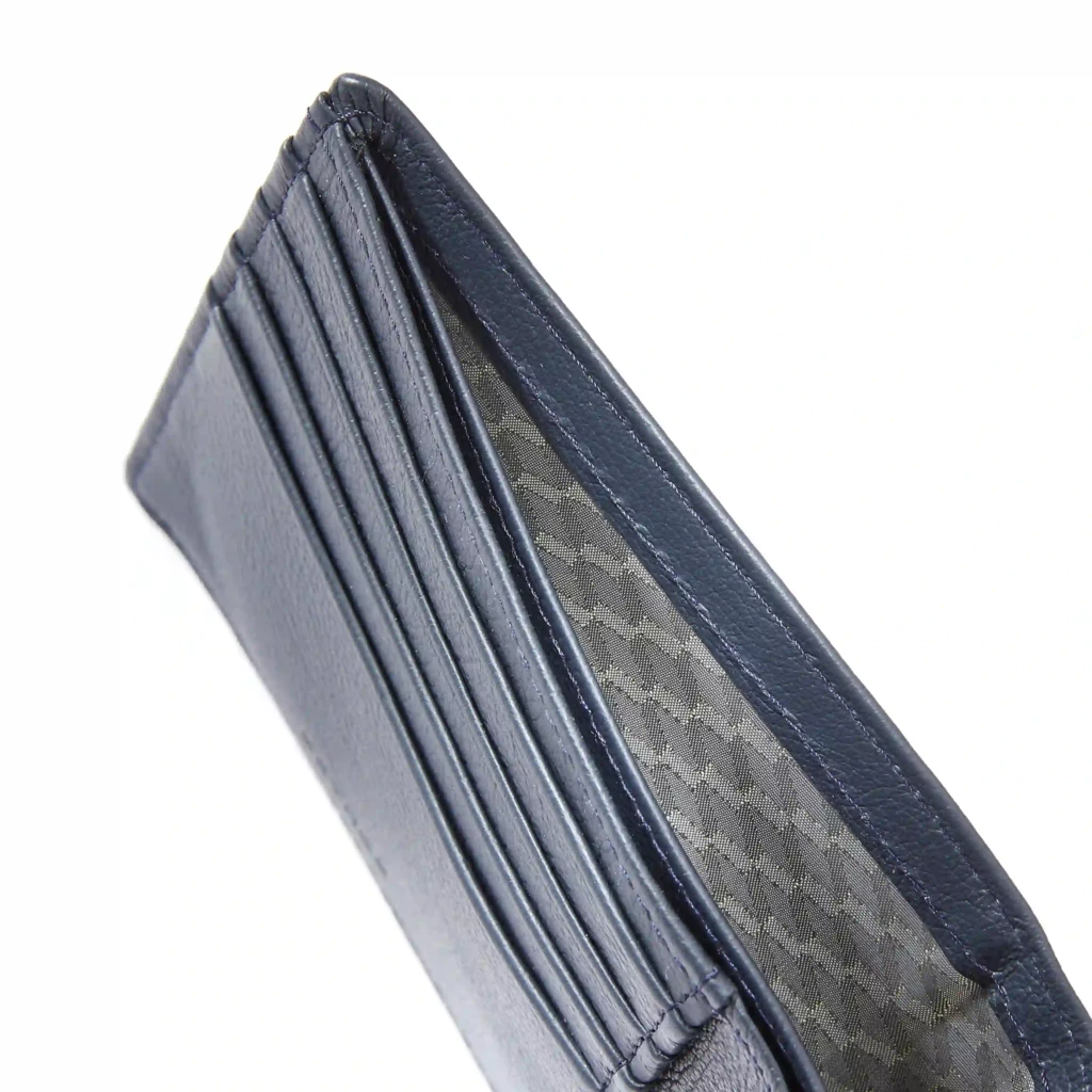 Wallet with Coin Pocket, Kollektion 1977, leather, blue