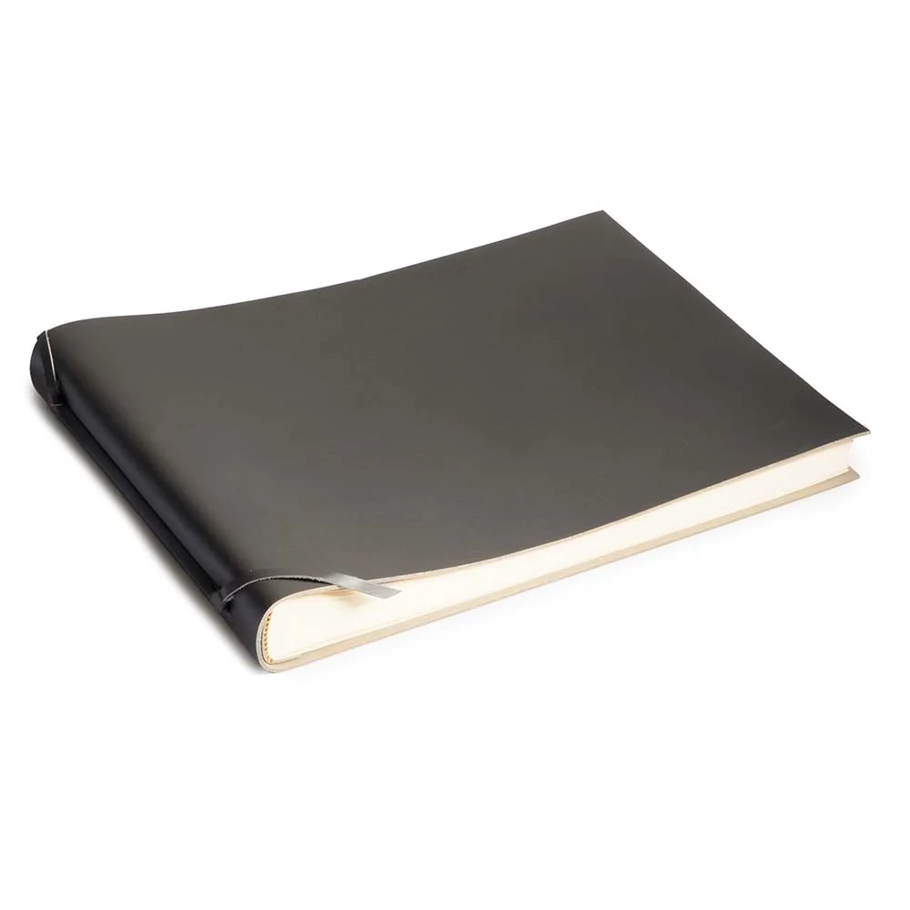 Photo Album, 30 pages, leather, 35x24.5 cm, dark grey