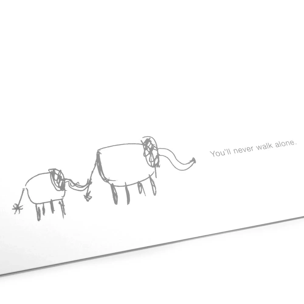 Greeting card You'll never walk alone