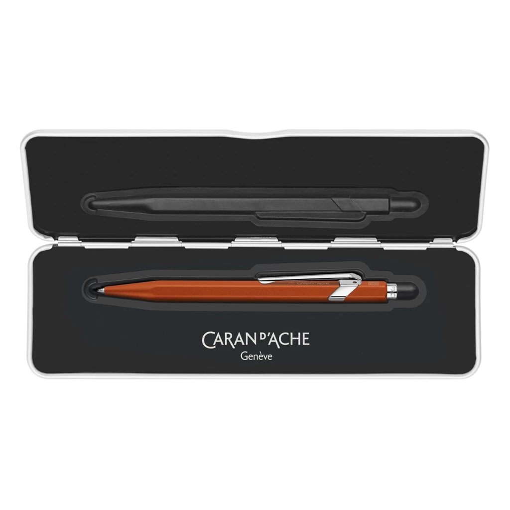 Caran d'Ache 849 Colormat-X Ballpoint Pen, orange