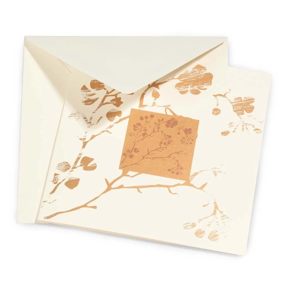 Greeting card cherry blossom