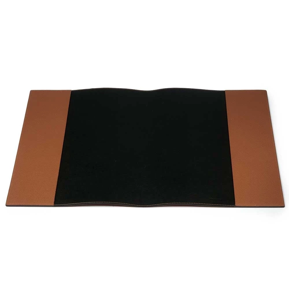 Book cover for DIN A4 books, leather, tan