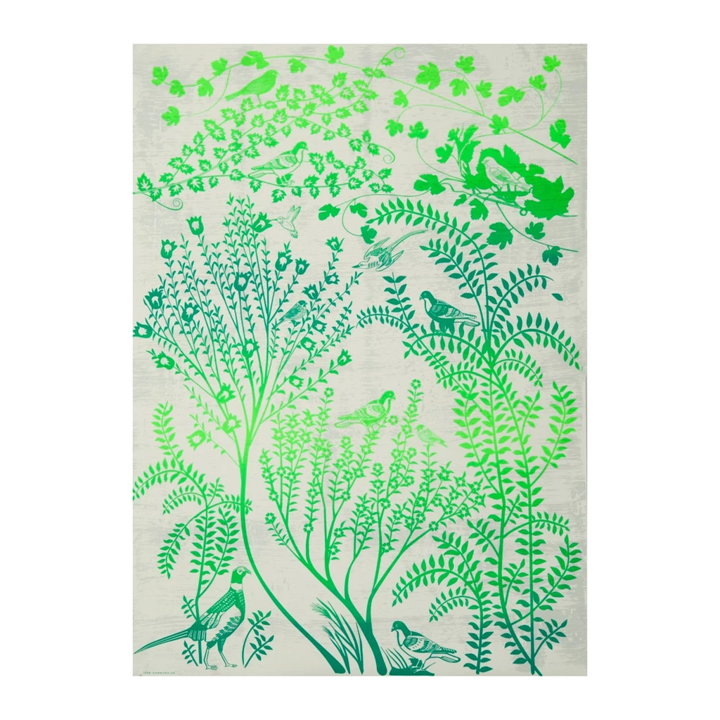 Wrapping paper Paradise green 50 x 70 cm, 3 sheets