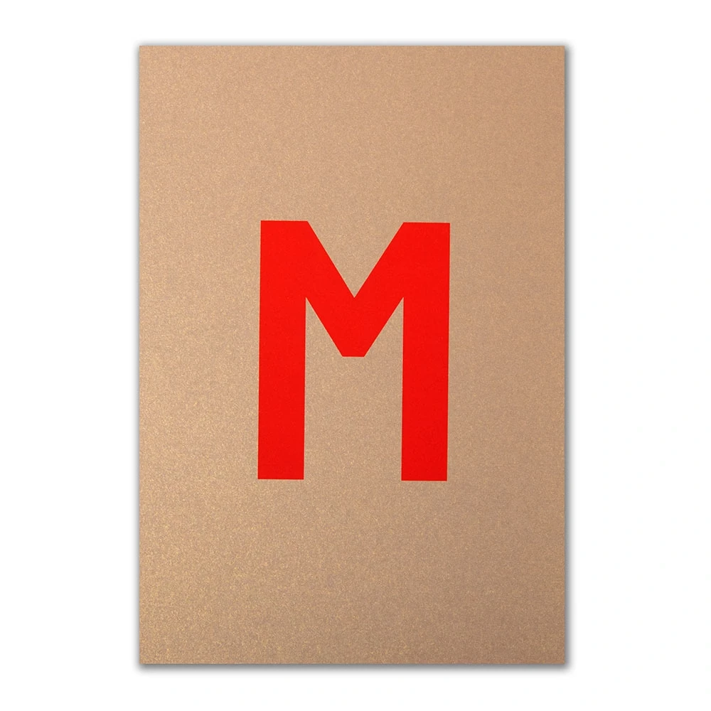 Christmas card MERRY XMAS fanfold