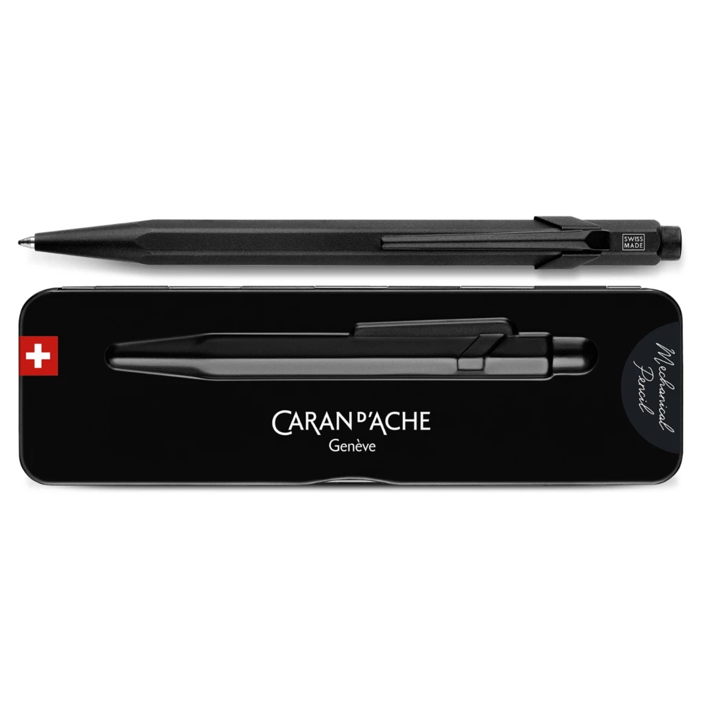 Caran d'Ache 849 Black Code Ballpoint Pen, black