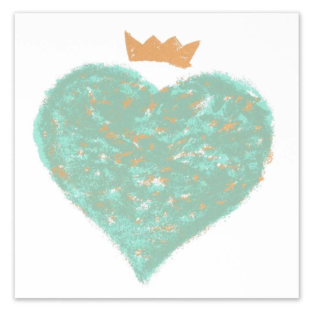 Greeting card queen of hearts