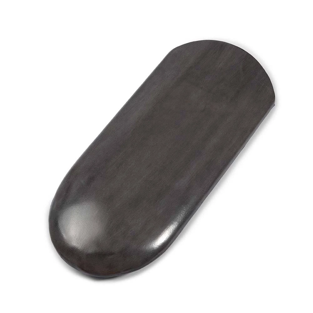 Glasses Case, leather, medium, black