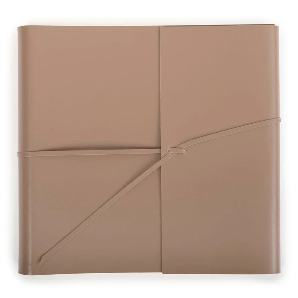Photo Album, 50 pages, leather cover, 33x33 cm, latte