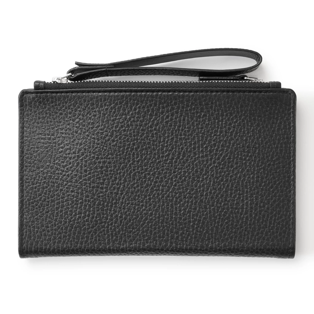 Bethge - Leather Wallet - Double Zip - Adri - Black