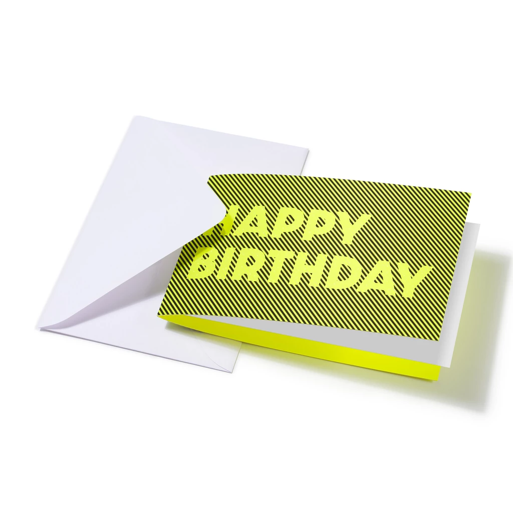 Greeting Card "Happy Birthday" Glow 