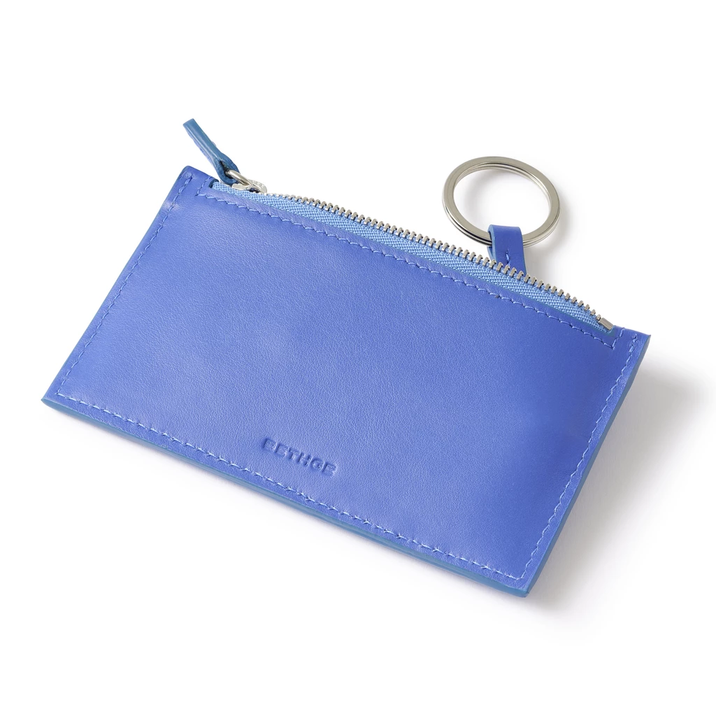 Card Holder with Key Ring, Alligator Leather