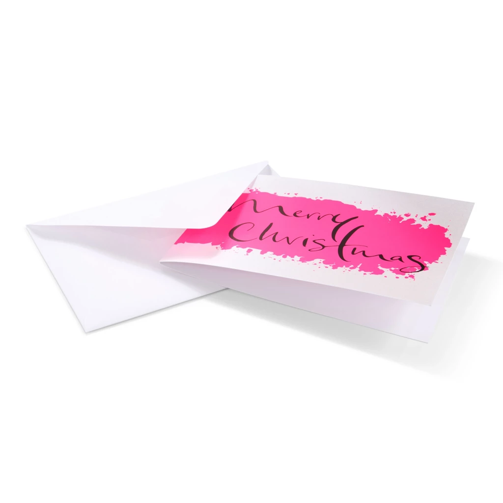 grusskarte_merry_christmas_kalligraphie_2 “Merry Christmas” Calligraphy Greeting Card