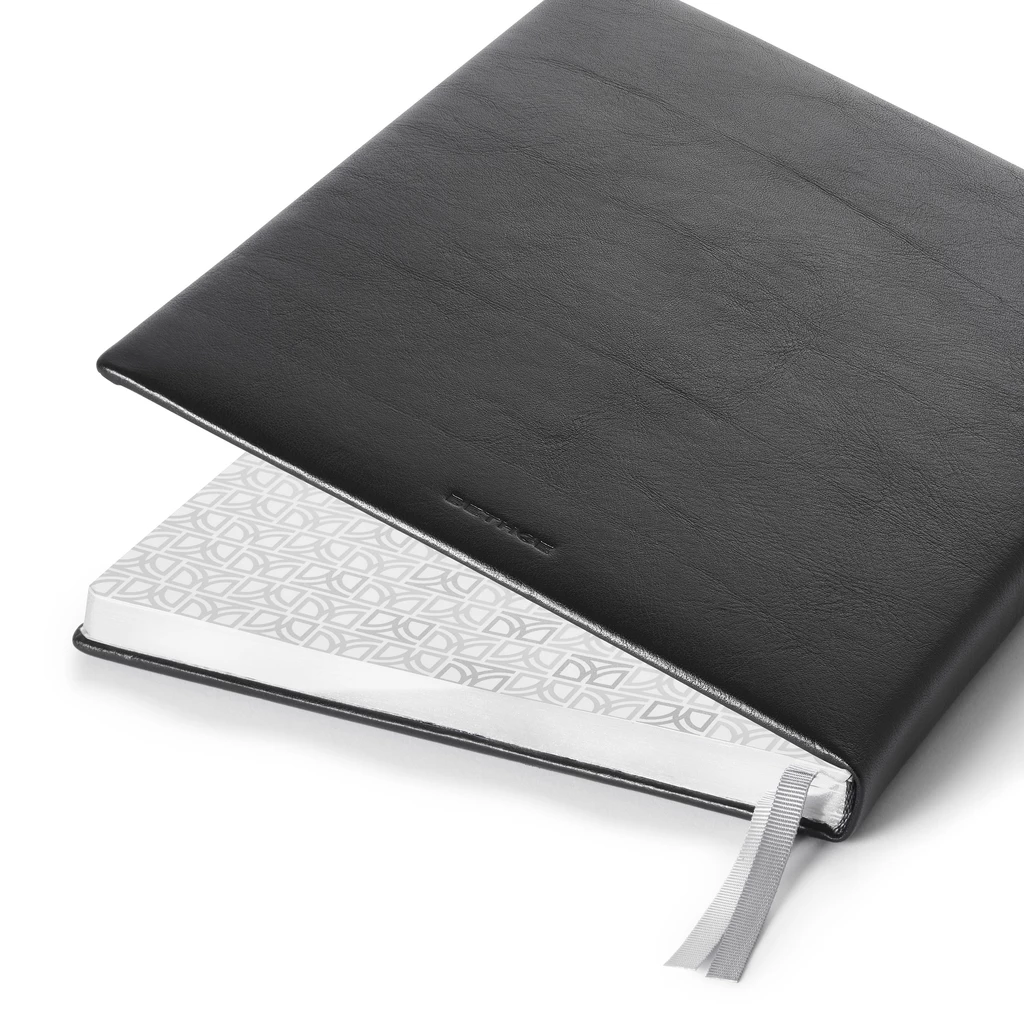 Weekly Planner 2027 Verona Black Cowhide Leather