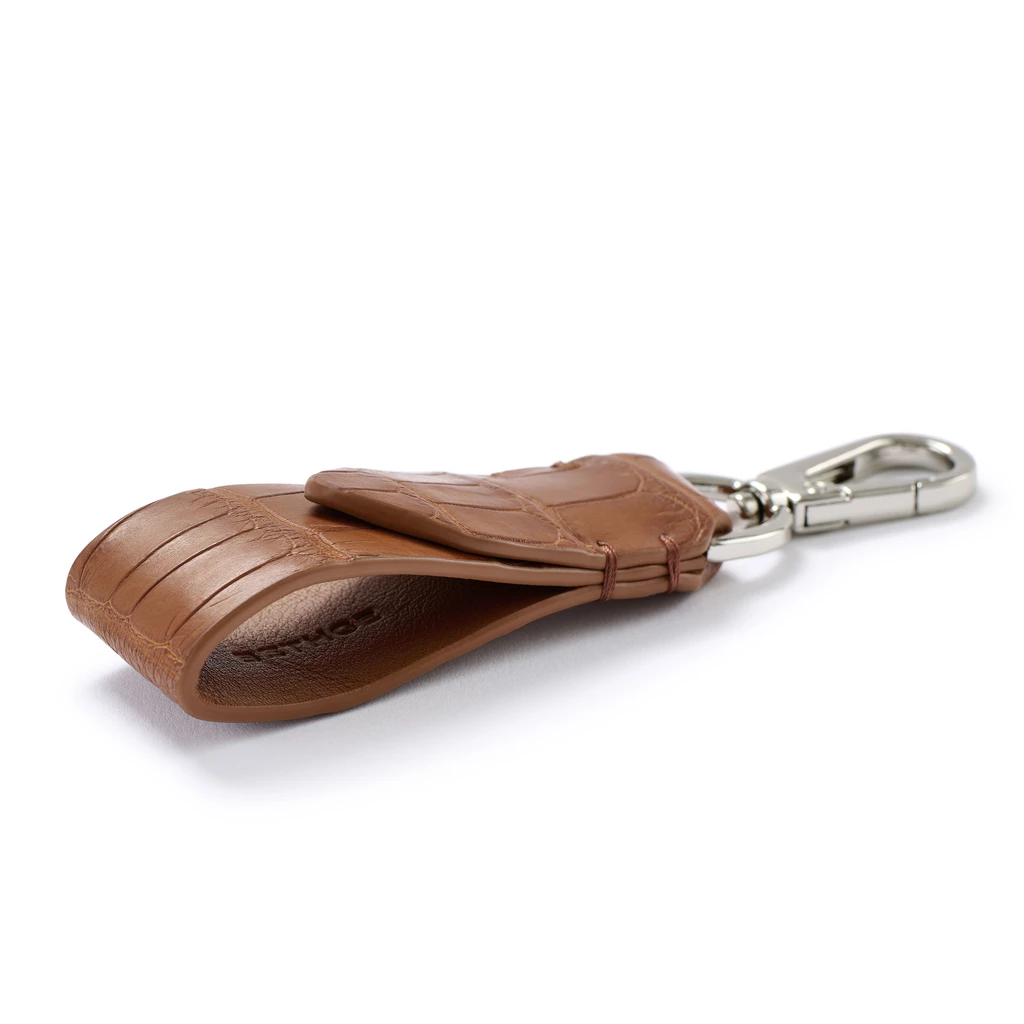 Alligator Leather Keychain