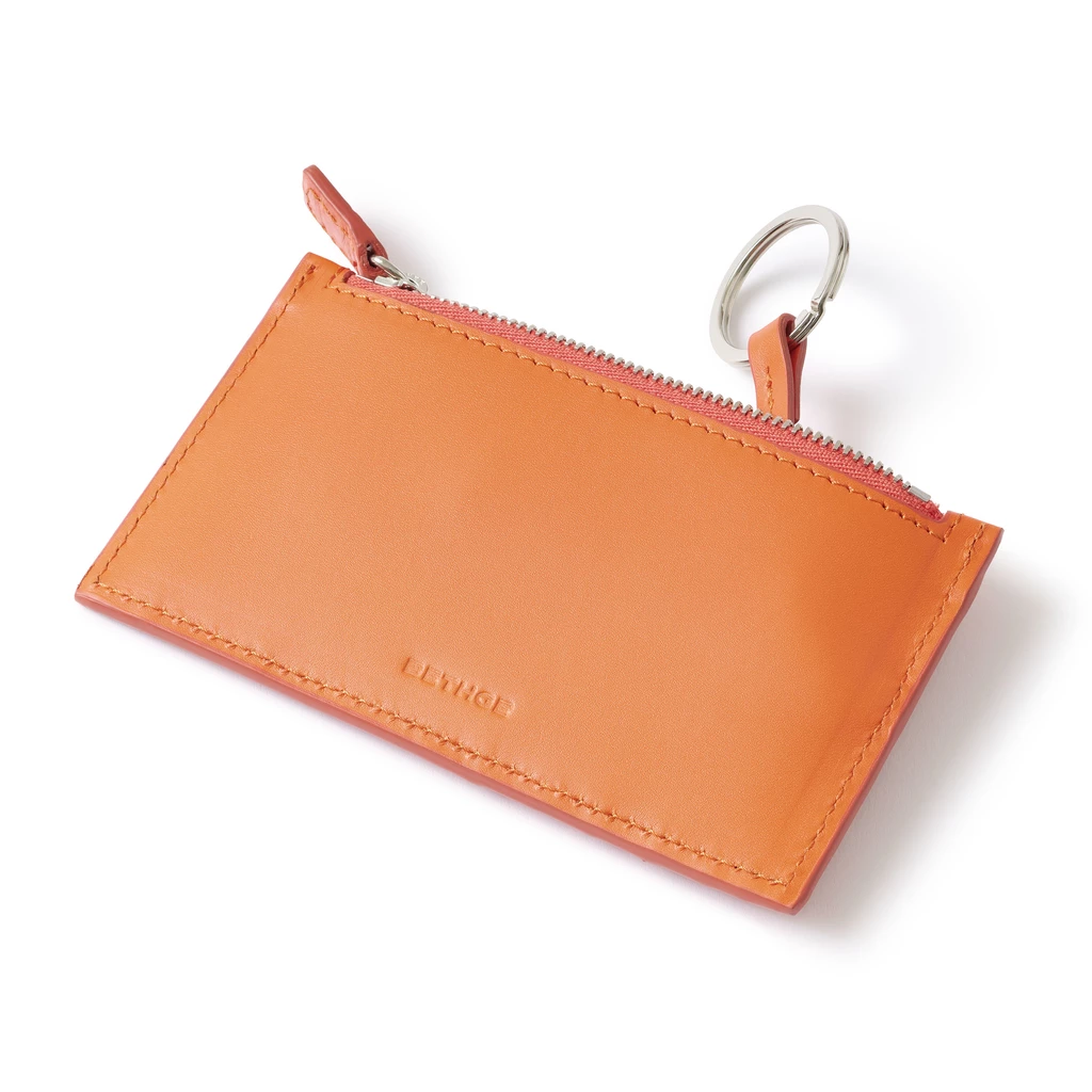 kartenetui_mit_schluesselring_alligatorleder_13 Card Holder with Key Ring, Alligator Leather