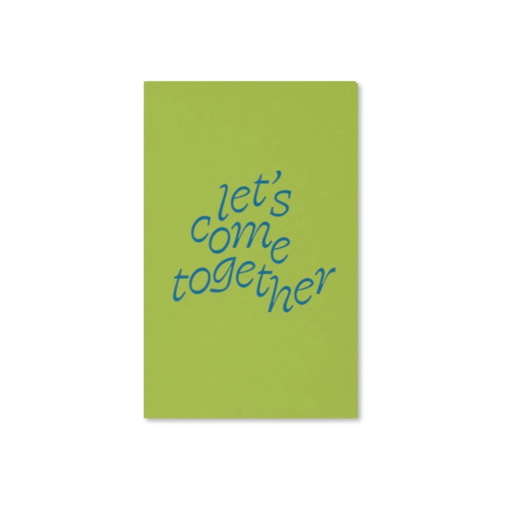 Greeting card set Let’s come together Mini with 5 folding cards